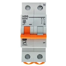 فیوز مینیاتوری تک فاز دوپل AEG مدل ۳۲ آمپر