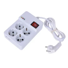 محافظ ارت دار چهار خانه سرامیکی خیام الکتریک کابل ۵ متری