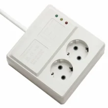 محافظ برق دوخانه ارت دار فرحان الکتریک مدل FEP222 کابل 3 متر