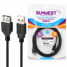 کابل افزایش طول USB سان وست Sunwest طول 3 متر